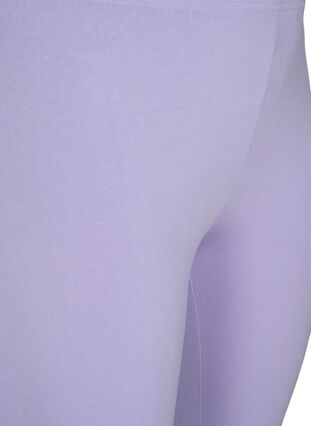 3/4-length wiskozowe legginsy w stylu basic, Lavender, Packshot image number 2
