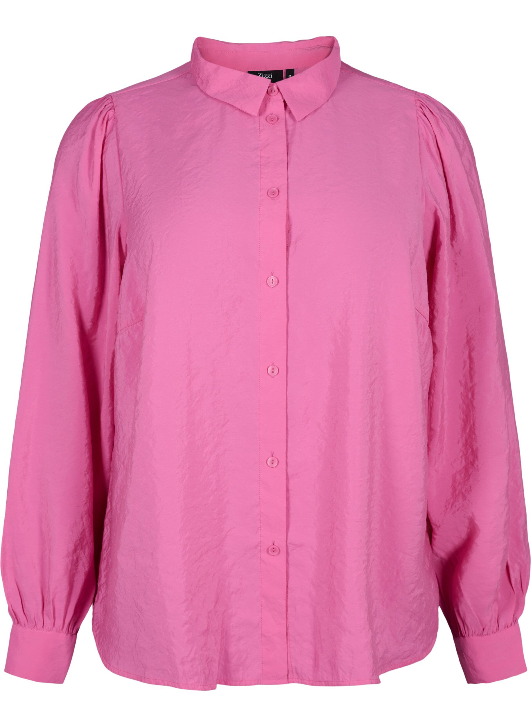 Zizzi Koszula z dlugim rekawem z modalu TENCEL&trade;, Phlox Pink, Packshot image number 0