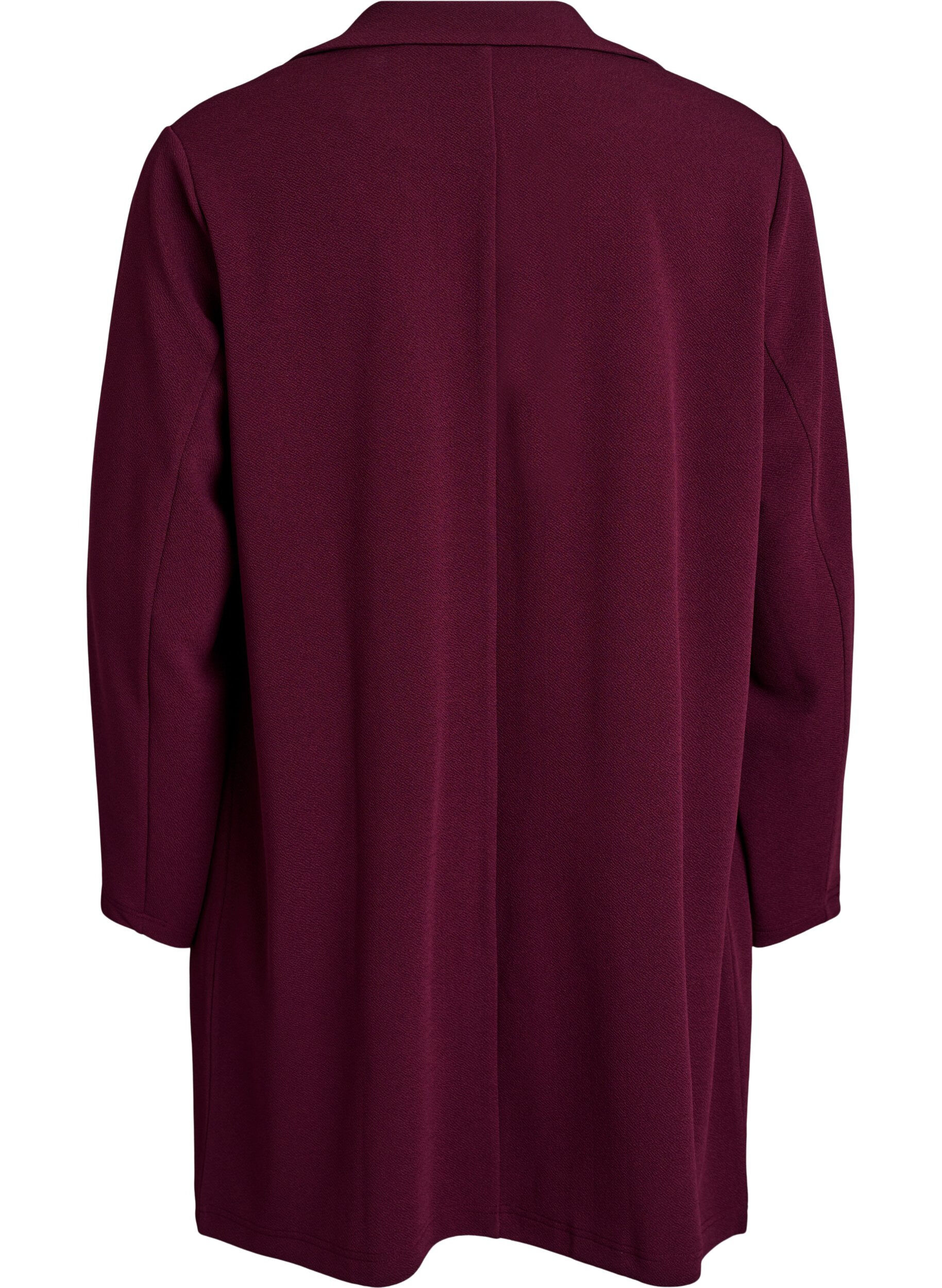 Zizzi Flash - Dluga marynarka z kieszeniami, Czerwony, Packshot image number 1