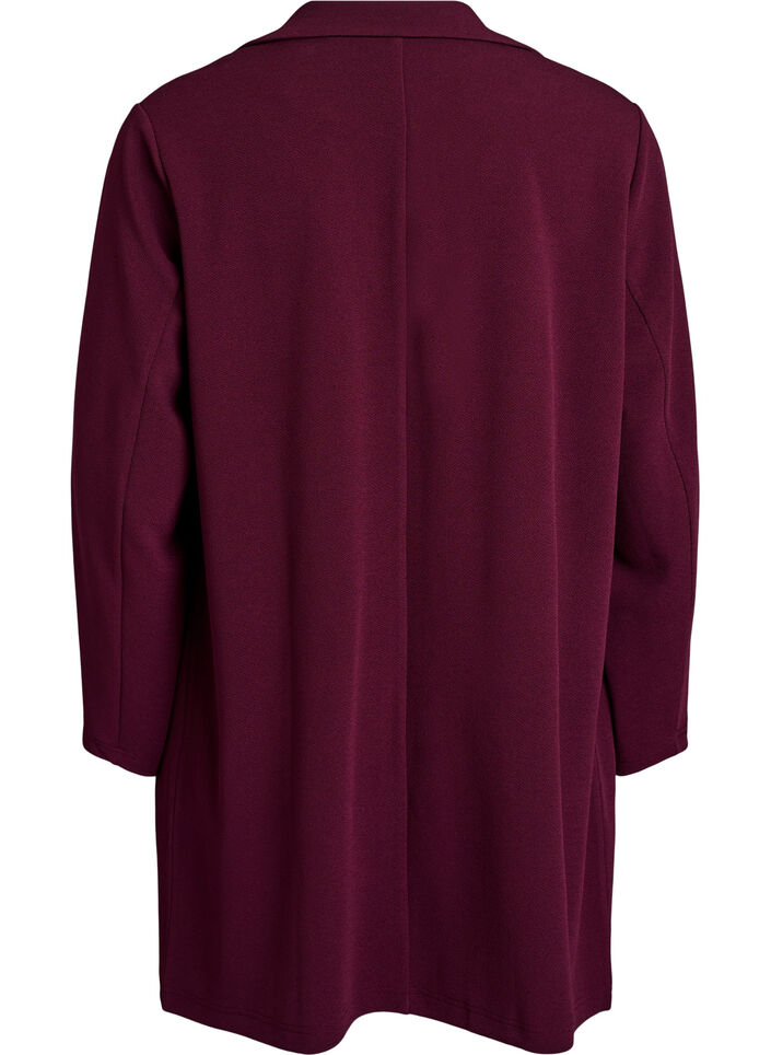 Flash - Dluga marynarka z kieszeniami, Czerwony, Packshot image number 1