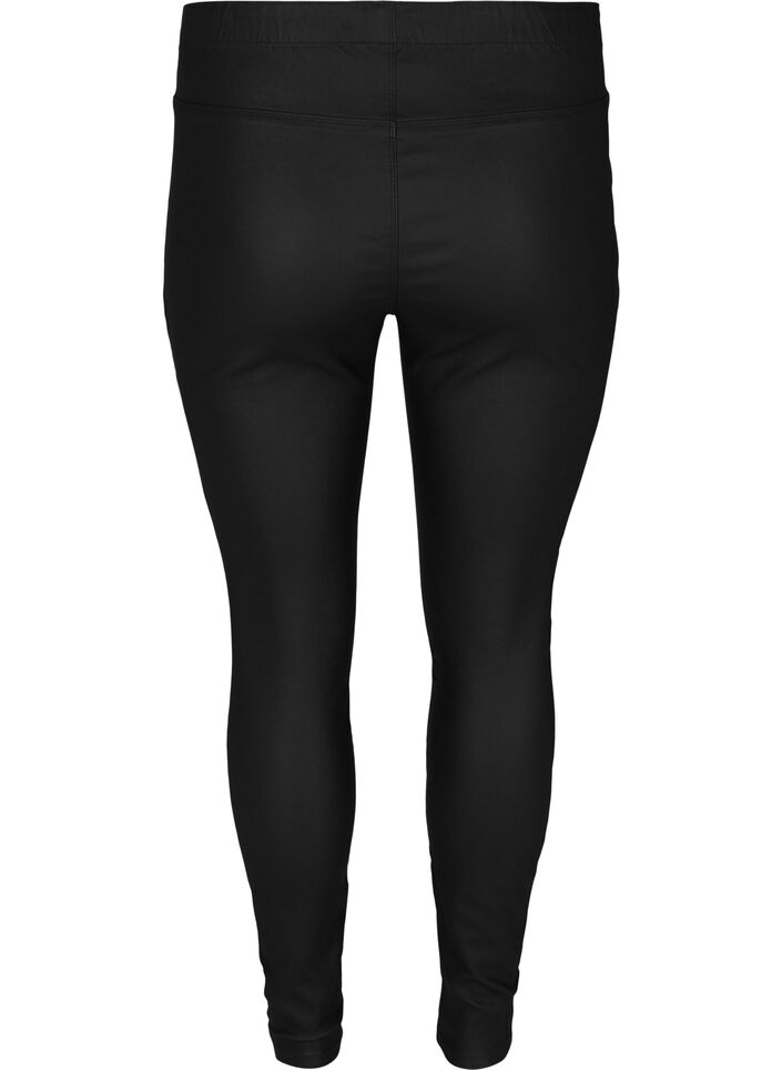 Powlekane legginsy z mieszanki wiskozowej, Black, Packshot image number 1
