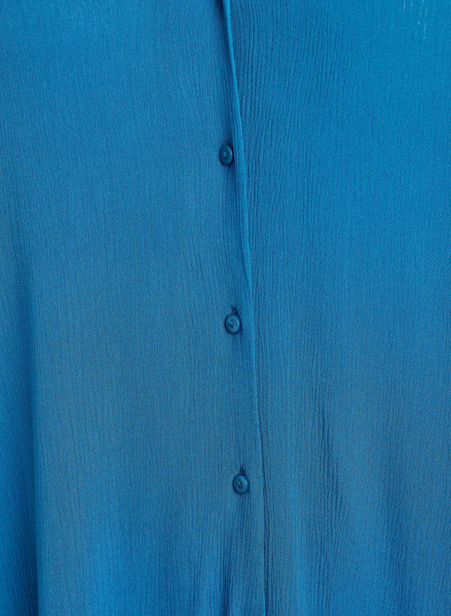 Zizzi Kaftan plazowy z guzikami, Niebieskie, Packshot image number 2