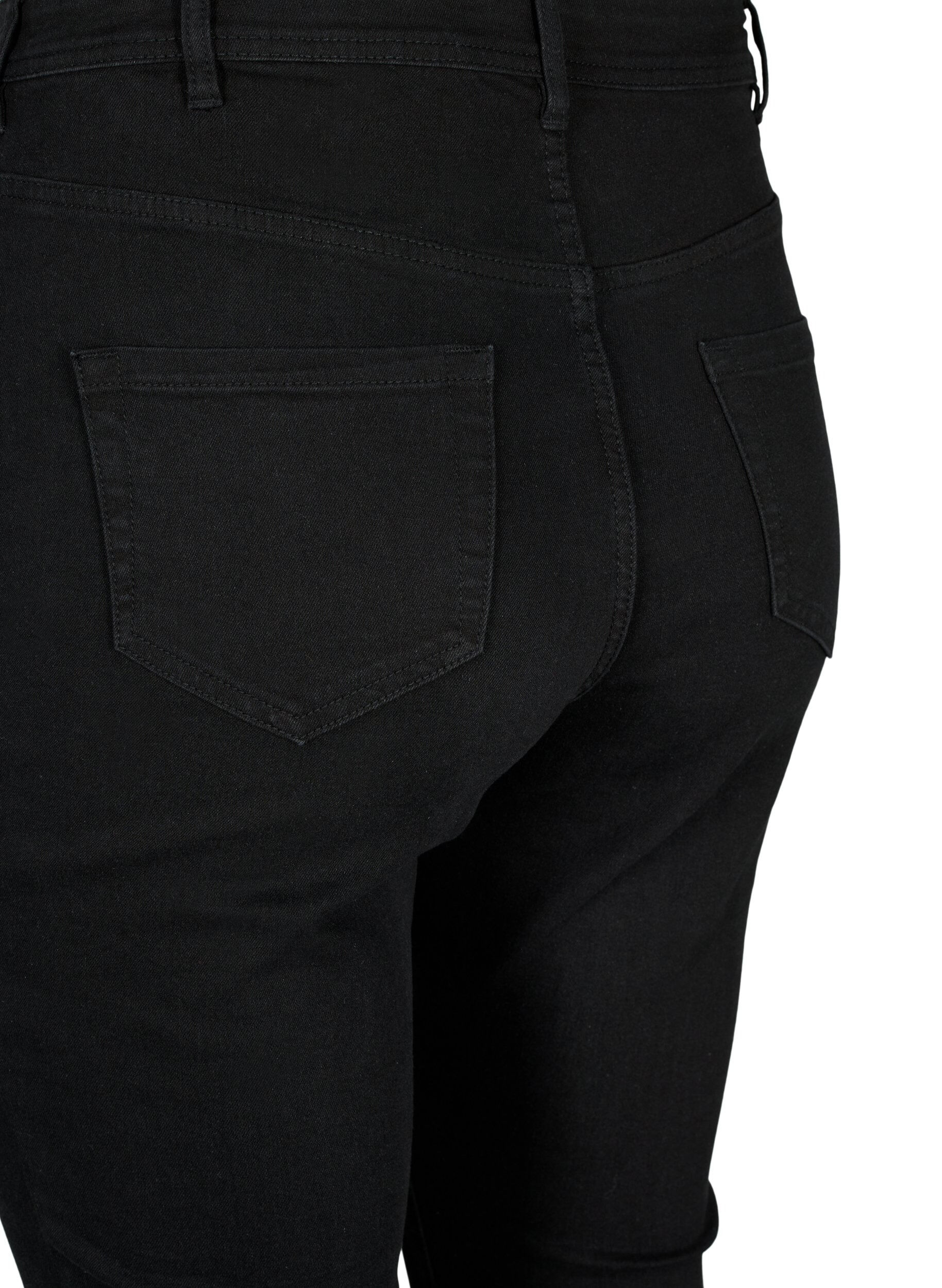 ZizziJeansy o bardzo waskim kroju, Czarne, Packshot image number 3