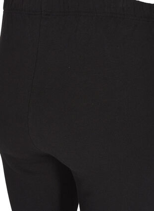Bawelniane legginsy z podszewka, Black, Packshot image number 2