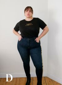 1 para jeansów – 3 kształty ciała, , Model