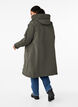 Kurtka typu parka z kapturem i regulowana talia, Black Olive, Model image number 2