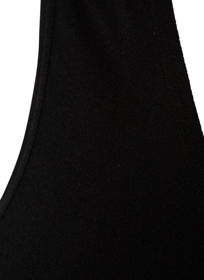 Top modelujacy z szerokimi ramiaczkami, Czarne, Packshot image number 3