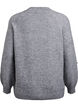 Sweter z haftem z perel, Szary, Packshot image number 1