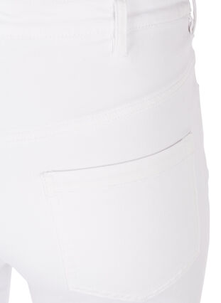 Super waskie jeansy Amy z wysokim stanem, White, Packshot image number 3