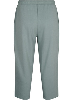 Spodnie 7/8 z modalu z kieszeniami, Chinois Green, Packshot image number 1
