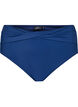 Figi damskie od bikini z detalem kopertowym, Niebieskie, Packshot image number 0
