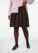 Kr&oacute;tkia sp&oacute;dniczka plisowana z elastyczna talia, Brązowy, Model image number 3