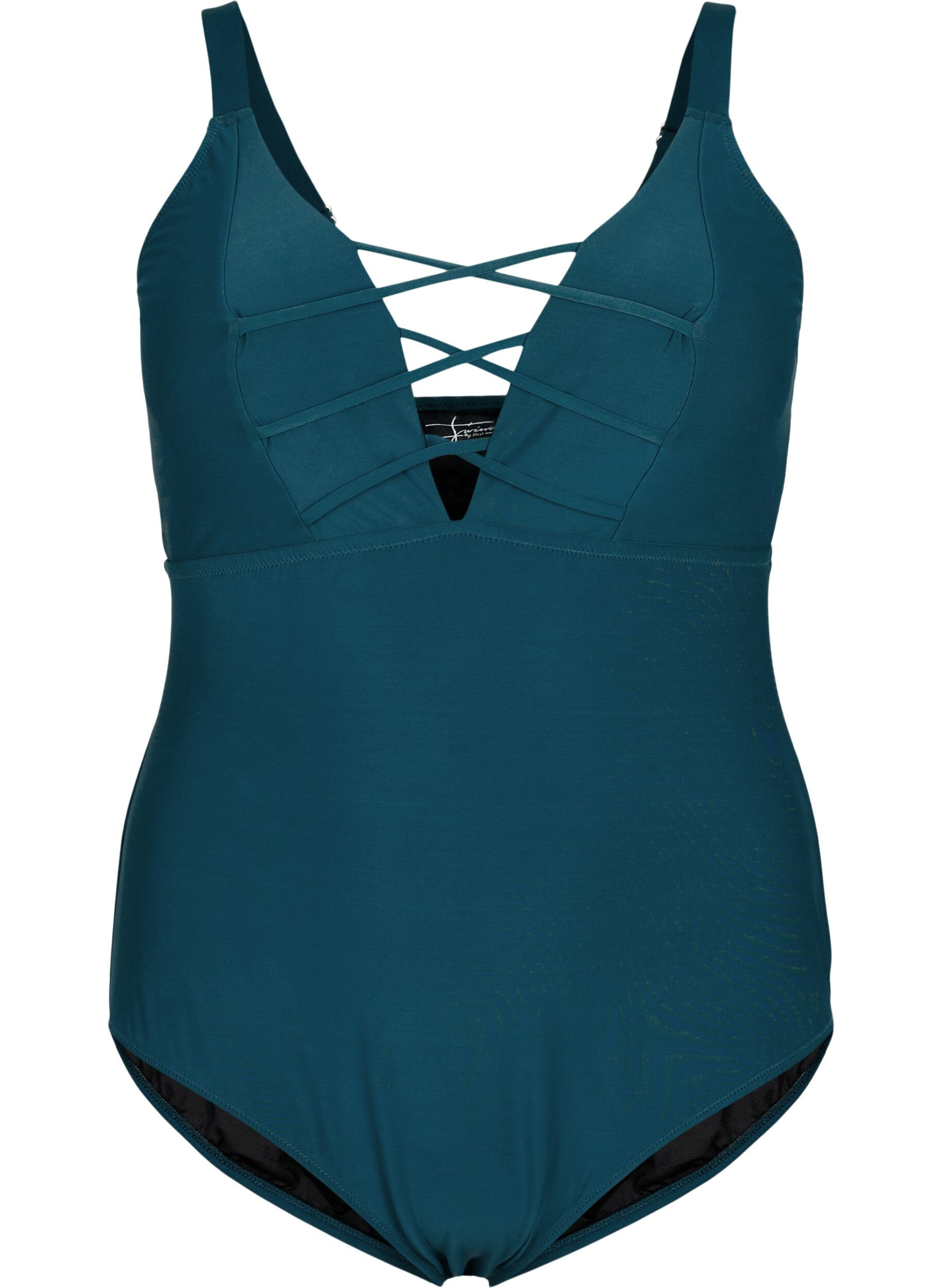 Zizzi Str&oacute;j kapielowy ze sznurkami, Dark Sea, Packshot image number 0