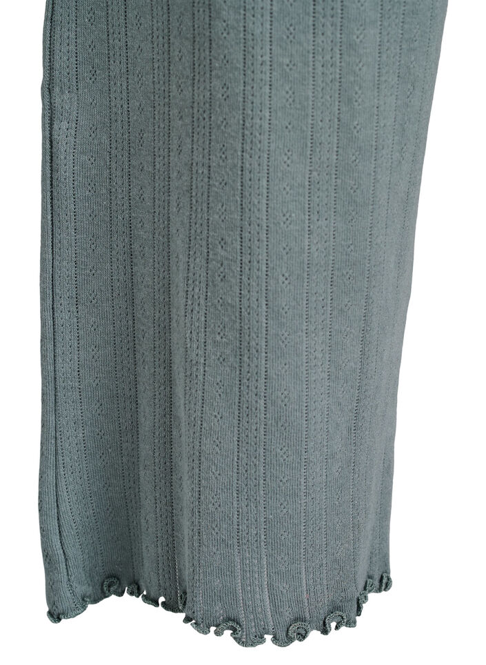 Bawelniane spodnie na noc, Zielony, Packshot image number 3