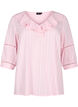Bluzka z rekawem 3/4 i koronka, Almond Blossom, Packshot image number 0