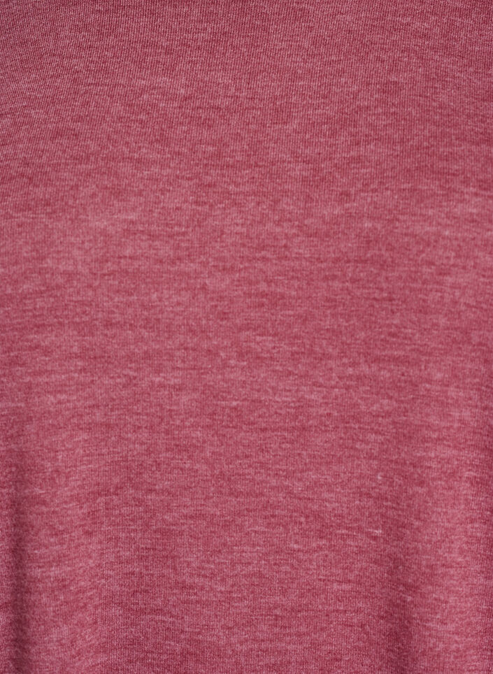 Bluzka dresowa z rekawami 3/4, R&oacute;żowy, Packshot image number 2