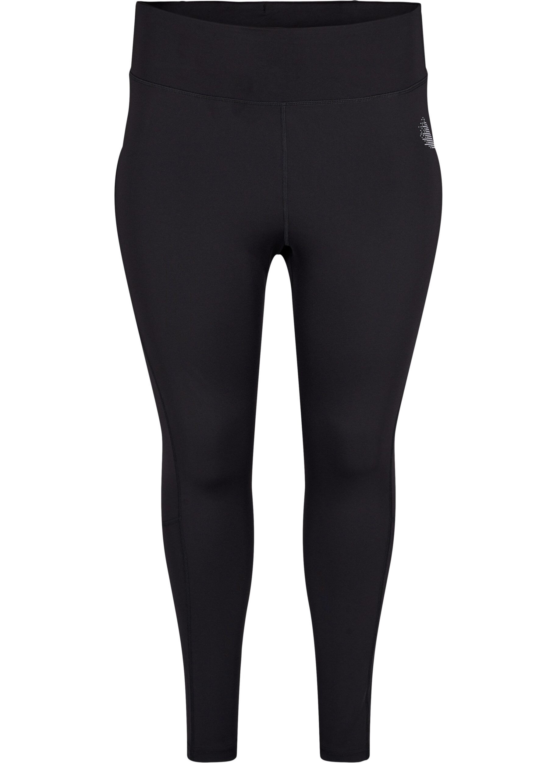 Zizzi CORE, POCKET TIGHTS &ndash; Legginsy sportowe z kieszeniami na bokach, Black, Packshot image number 0