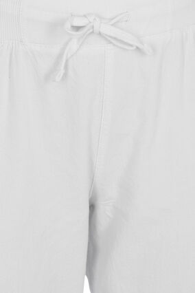 Bawelniane spodnie o luznym kroju, Bright White, Packshot image number 2