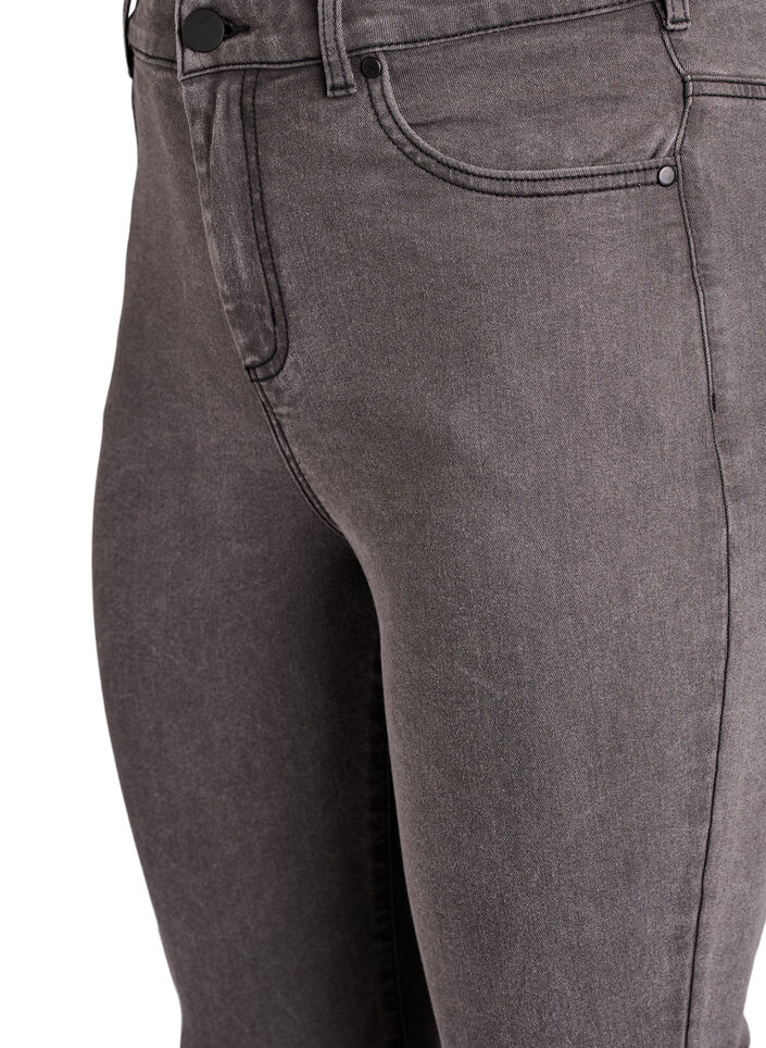 Jeansy super slim z wysokim stanem Amy, Szary, Packshot image number 2