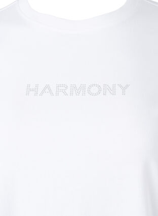 Koszulka z bawelny organicznej z napisem, White HARMONY, Packshot image number 2