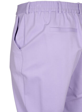 Spodnie nad kostke z kieszeniami, Purple Rose, Packshot image number 3