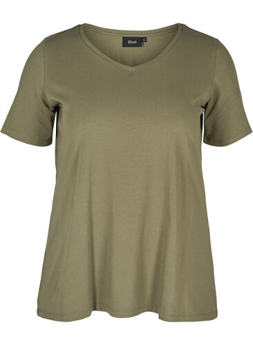 Koszulka typu basic, Deep Lichen Green, Packshot image number 0