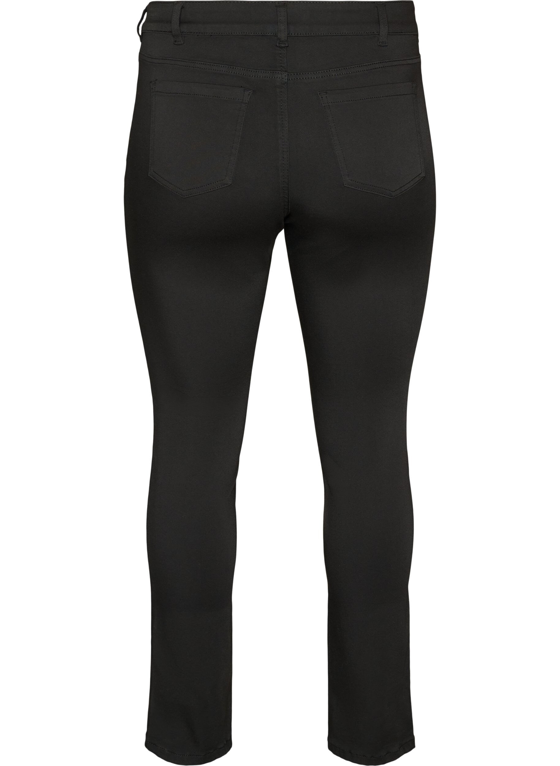 ZizziJeansy Emily Stay Black z normalna talia, Czarne, Packshot image number 1