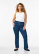  Jeansy typu bootcut Ellen z wysoka talia, Niebieskie, Model image number 0