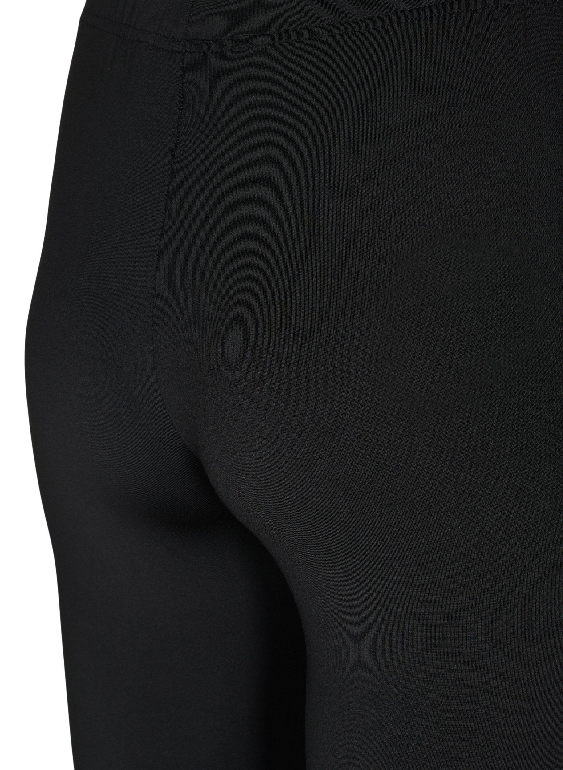 Zizzi 2-pack basic leggings, Black, Packshot image number 2