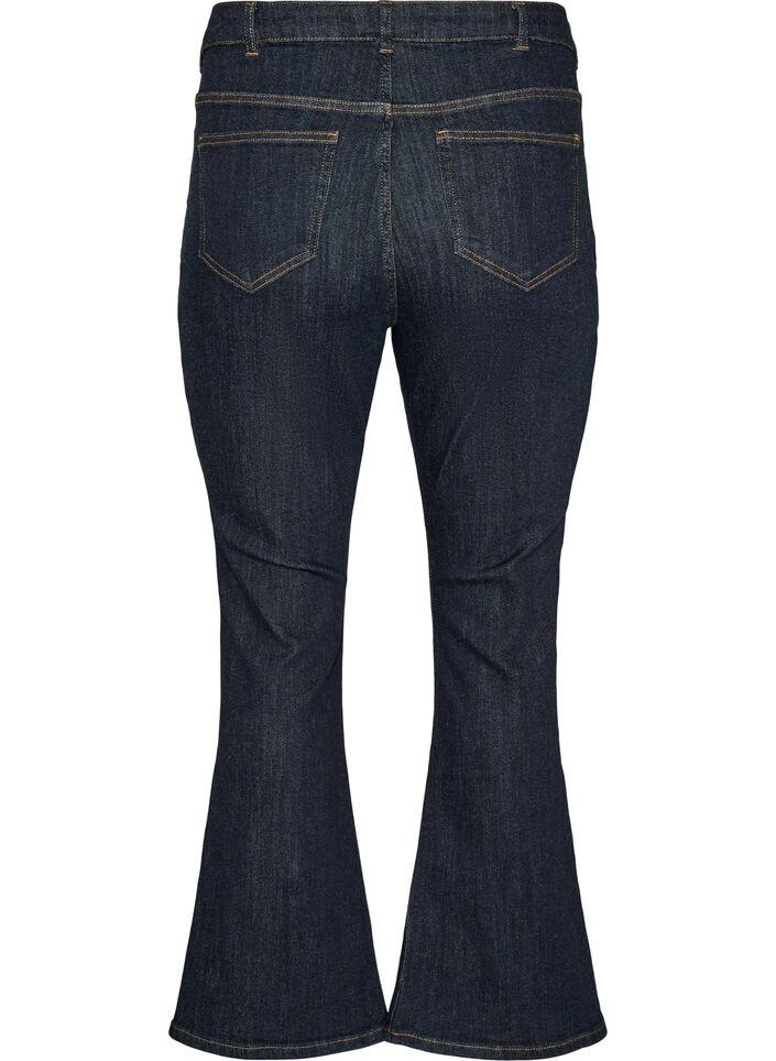 Jeansy bootcut z wysokim stanem Ellen, Niebieskie, Packshot image number 1