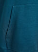 Bluza z kapturem z haftowanym motywem z przodu, Zielony, Packshot image number 3