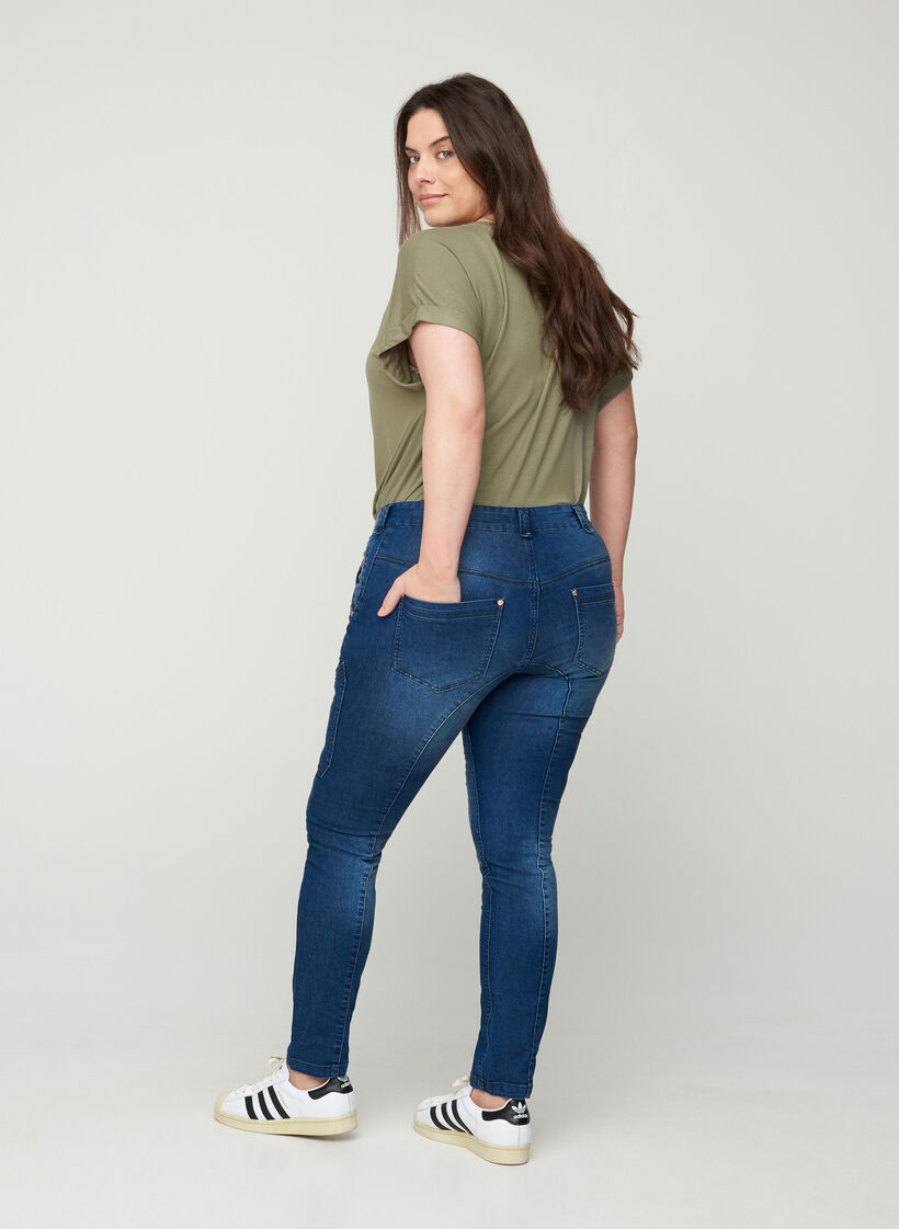 Jeansy Sanna, Blue denim, Model image number 0