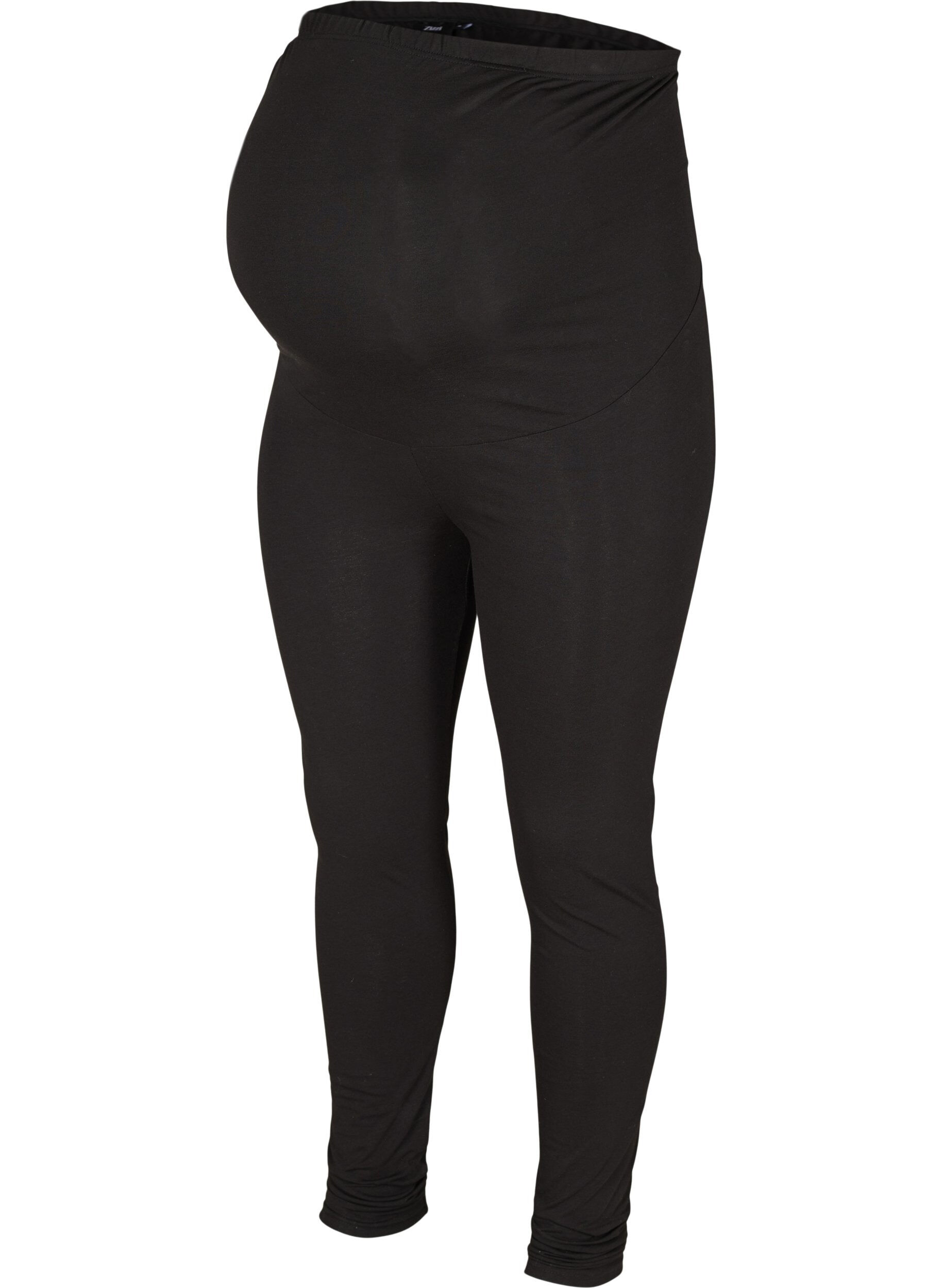 Zizzi Bawelniane legginsy ciazowe, Black, Packshot image number 0