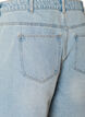 Jeansszorty z efektem kopertowym i wysokim stanem, Niebieskie, Packshot image number 3
