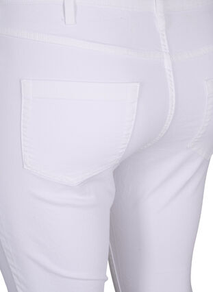 Bardzo waskie jeansy Amy z wysokim stanem, White, Packshot image number 3