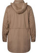 Long parka jacket with hood and pockets, Amphora, Packshot image number 1
