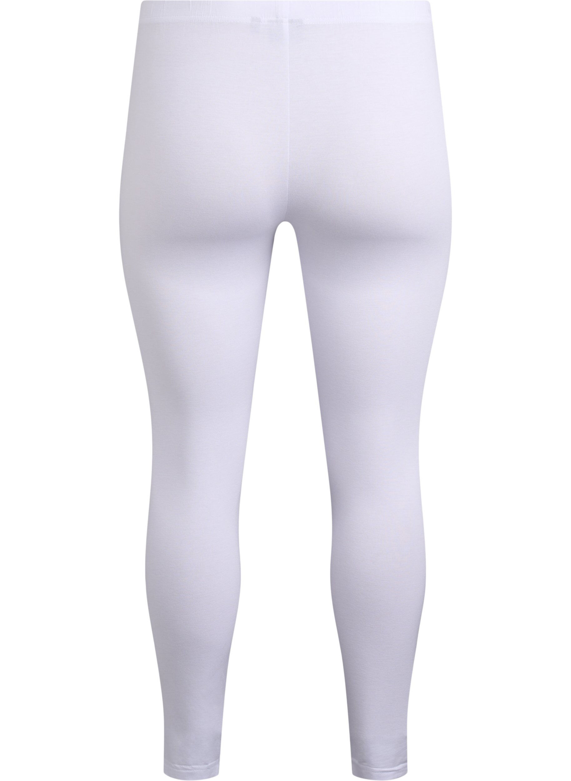ZizziLegginsy basic z wiskozy, Biały, Packshot image number 1