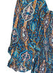 Letnia sukienka z wiskozy z nadrukiem paisley, Niebieskie, Packshot image number 3