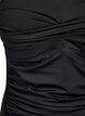 Kapiel&oacute;wka bez ramiaczek z drapowaniem i wyscielanymi miseczkami, Czarne, Packshot image number 2
