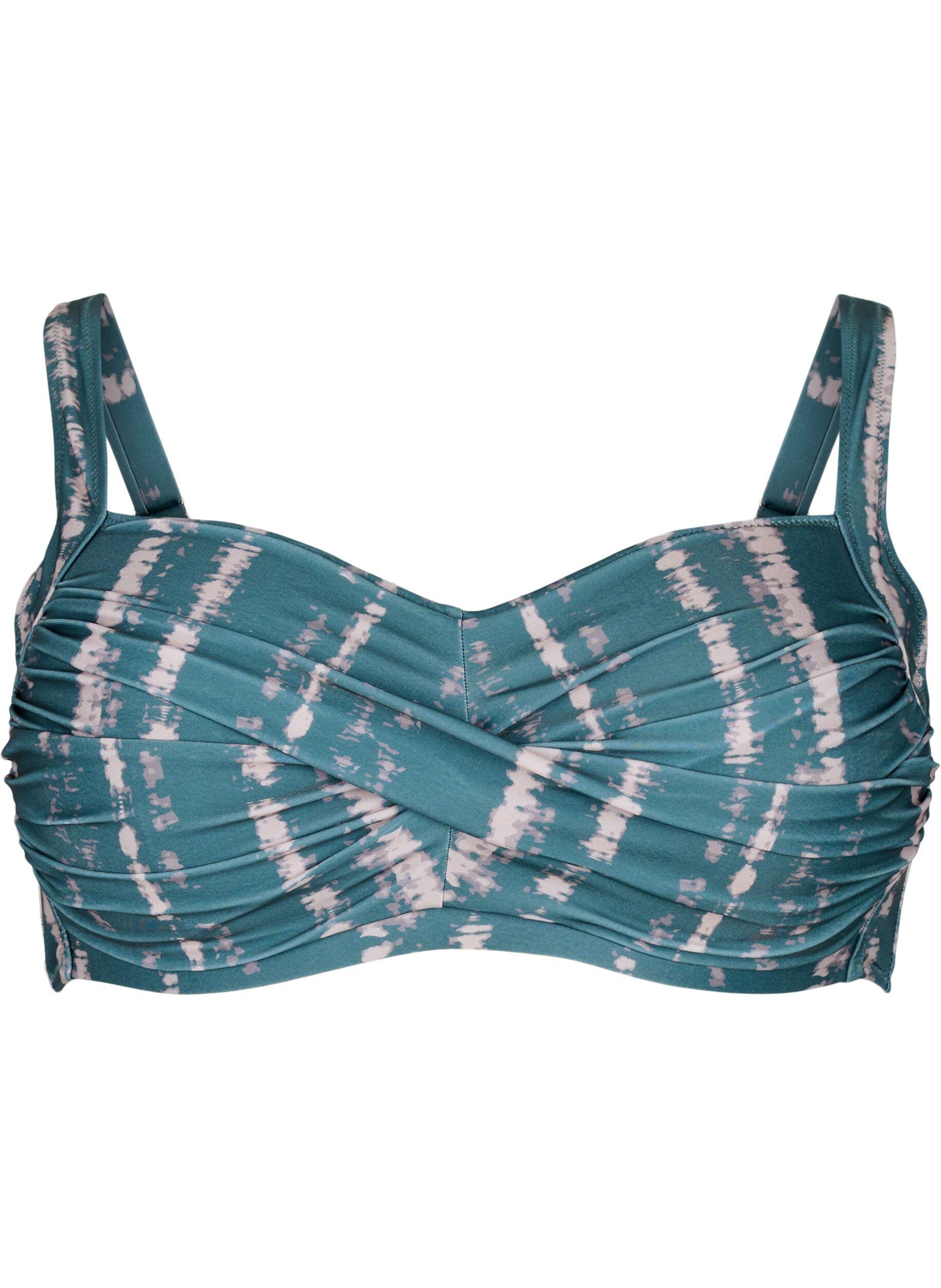 Zizzi G&oacute;ra od bikini z nadrukiem, Tie Dye AOP, Packshot image number 0