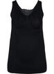 Shapewear top with lace detail, Black, Packshot image number 0