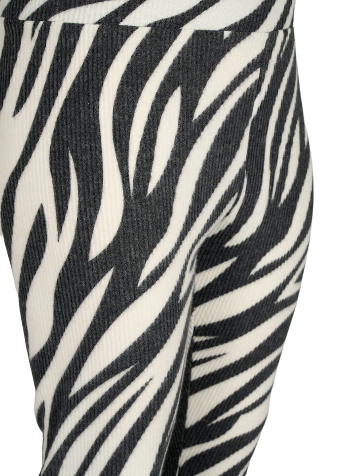 Legginsy z motywem zebry, White Zebra, Packshot image number 2