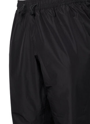 Spodnie przeciwdeszczowe z odblaskami, Black w. Reflex, Packshot image number 2