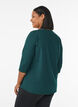  Bluzka treningowa z rekawami 3/4, Zielony, Model image number 2