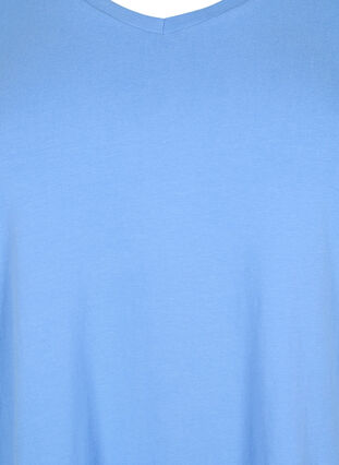 Podstawowa, gladka bawelniana koszulka, Blue Bonnet, Packshot image number 2