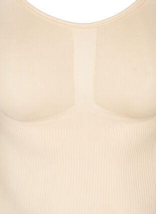 Sukienka modelujaca z cienkimi ramiaczkami, Nude, Packshot image number 2