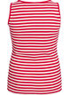 Tank top w paski o prazkowanej strukturze, Czerwony, Packshot image number 1