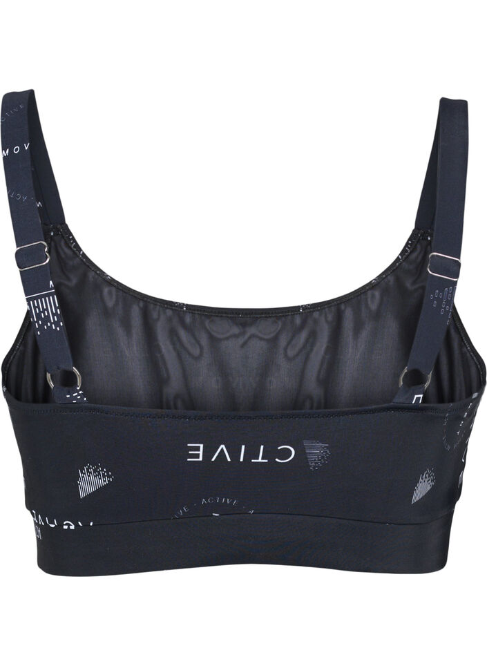 Printed bikini top, Logo Print, Packshot image number 1