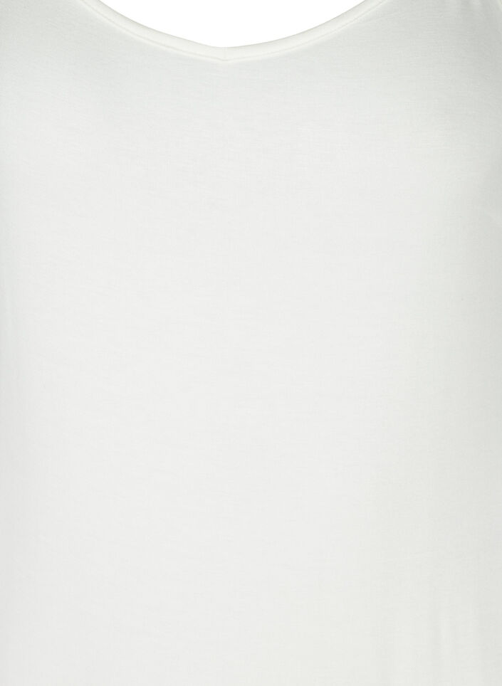 Jednokolorowa halka z wiskozy, Biały, Packshot image number 2