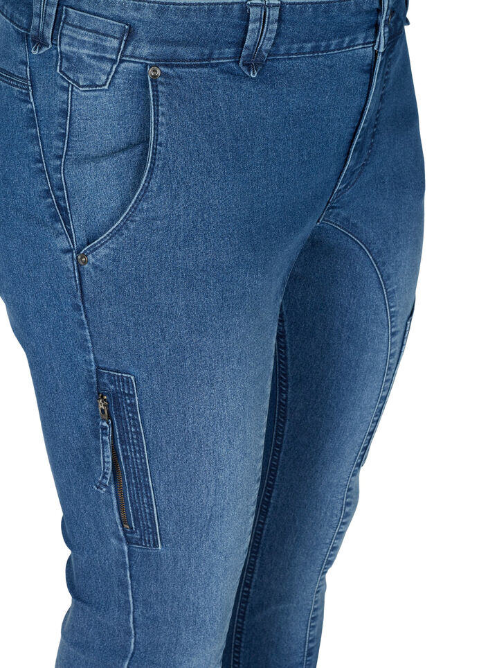 Jeansy Sanna, Blue denim, Packshot image number 2